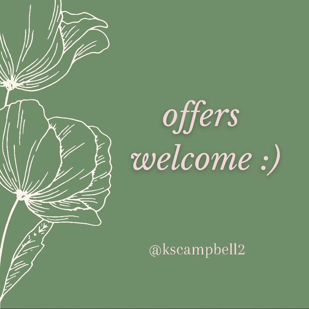 Offers welcome!